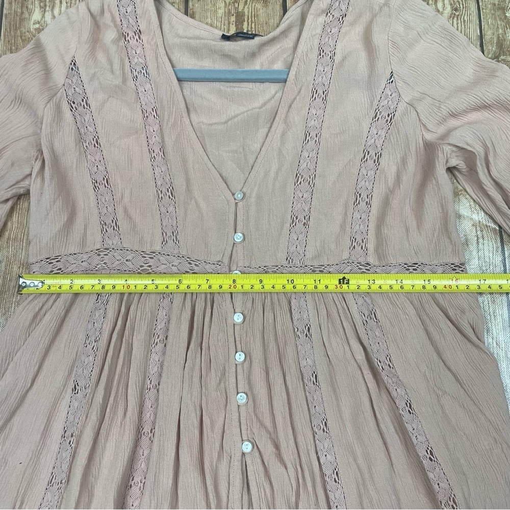 American Eagle Women Pink Boho Flowy Top size XS - Picture 8 of 10